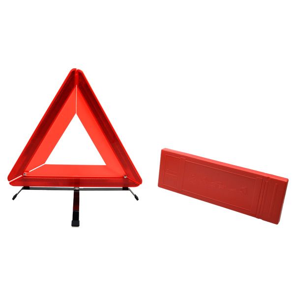 Cross foot warning triangle