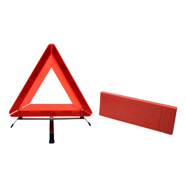 Cross foot warning triangle